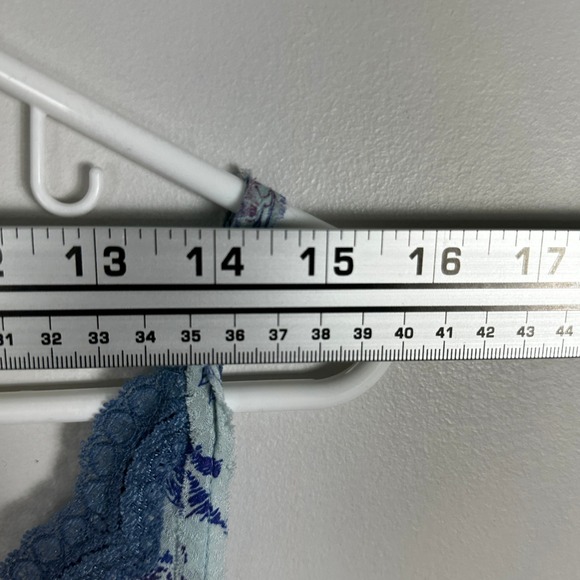 Free People Slip My Mind Trapeze Floral Lace Trim Y2K Shift Dress Womens Large - Picture 16 of 16